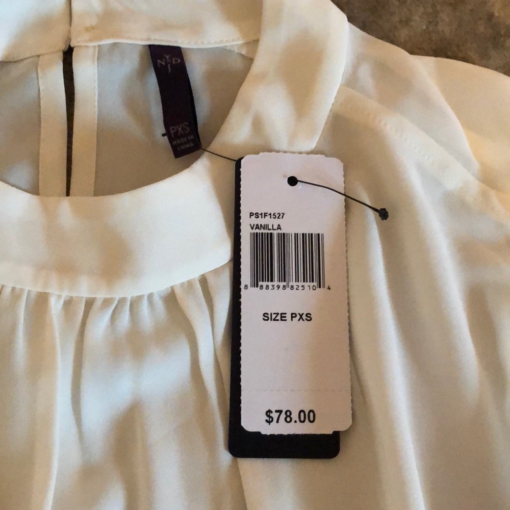 NYDJ NWT Vanilla Blouse FIRM Unless Bundled, - Picture 4 of 6
